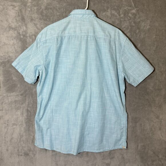 Kuhl Shirt Mens XL Blue Karib Short Sleeve Performance Lightweight Hiking - Picture 4 of 10